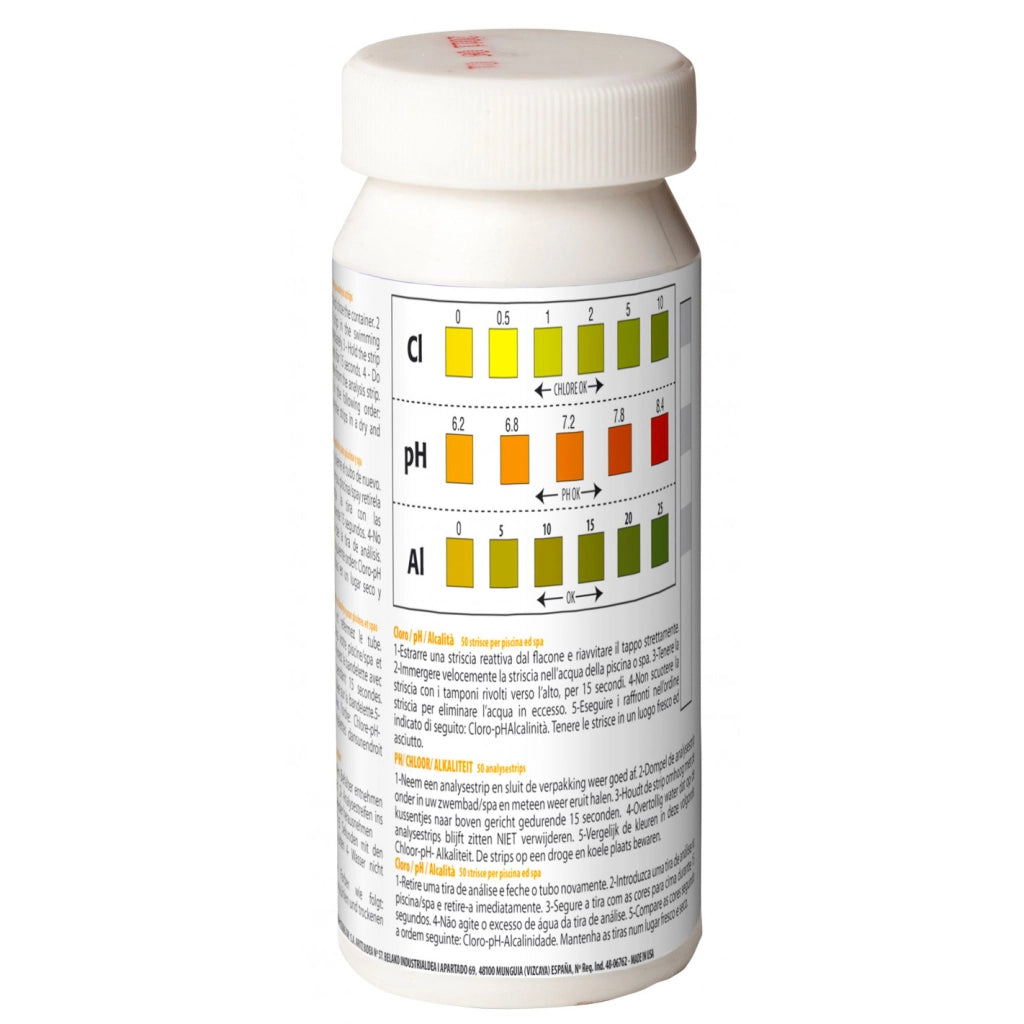 50 strisce analisi cloro/PH/alcalinit√†