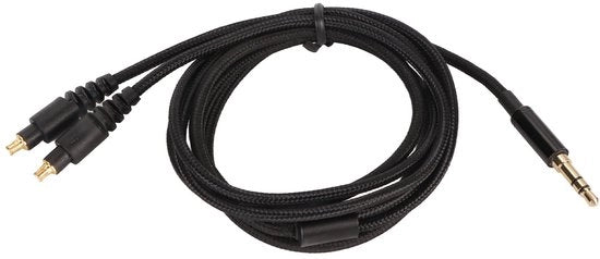 Cavo di upgrade audio - sostituzione del cavo - 3,9ft - filo vetrato - connettore dorato - compatibile con ATH MSR7b/SR9/ESW990H - migliorata qualità audio - cavo per cuffie