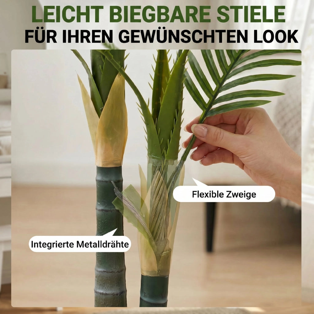 Palma artificiale decorativa in vaso ¨C zephmum ¨C 150cm verde