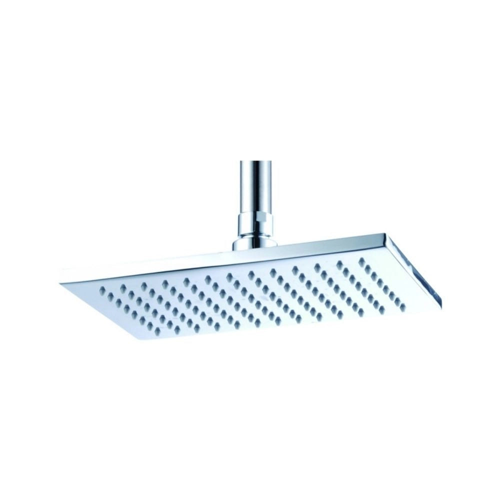 Soffione Doccia Rettangolare da Soffitto in Ottone Linear Cromato