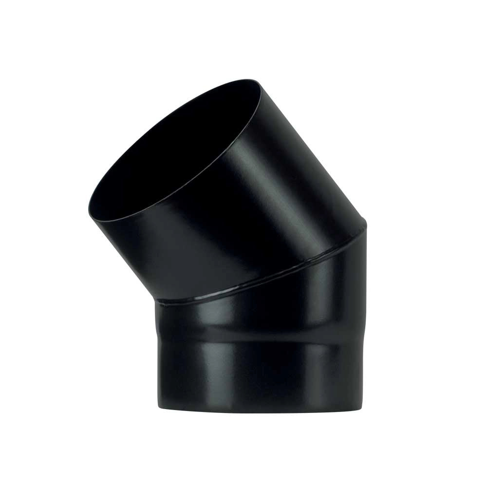 GOMITO A 45  ° PER STUFA A LEGNA 'PLUS LIGHT'  EE ? 120 mm - SAVE