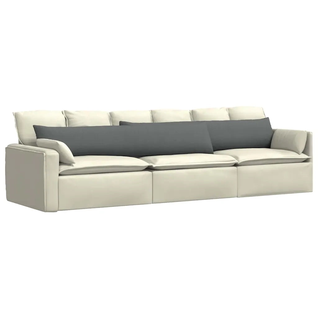 Cuscini da Divano 2 pcs Grigio scuro 200 x 40 cm Tessuto 42013869
