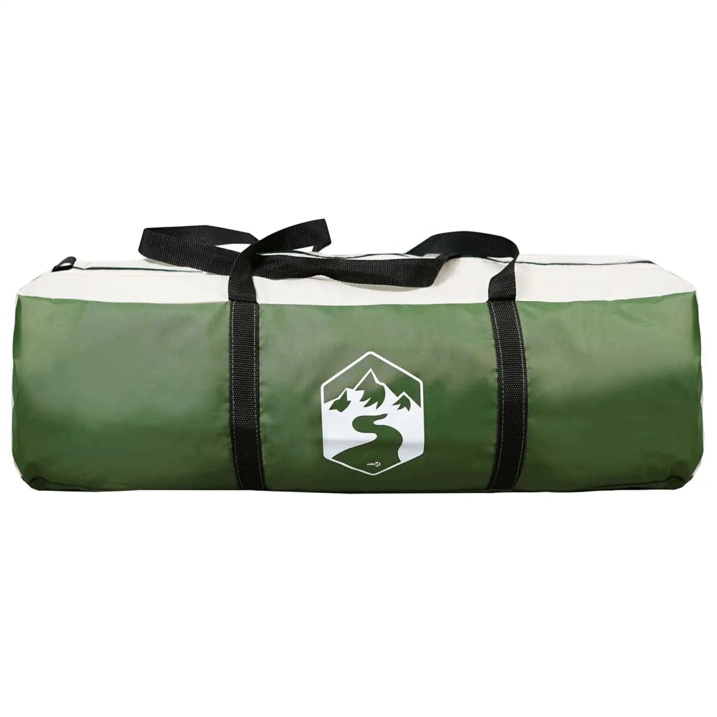 Tenda familiare con telo da pioggia resistente all'acqua Verde