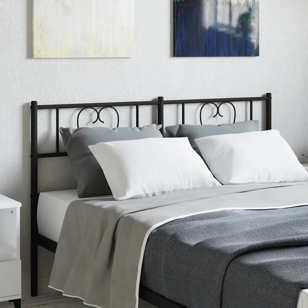 Testiera di Ricambio in Metallo Nero 150 cm 355497