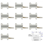 10 CONTATTI MAGNETICI A MATTONCINO DA ESTERNO NC Securvera ST-400DSMBFTC