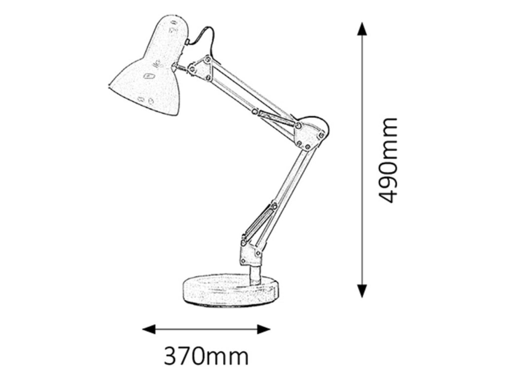 Lampada da scrivania bimba rosa E27 Samson 4179 Rabalux
