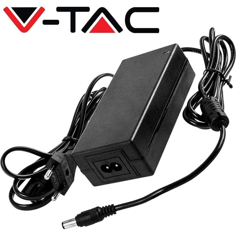 Trade Shop - Alimentatore 12v 78w 6,5a Con Jack 2.1 Ip44 Plug&play Spina A 2 Poli Input 220v -