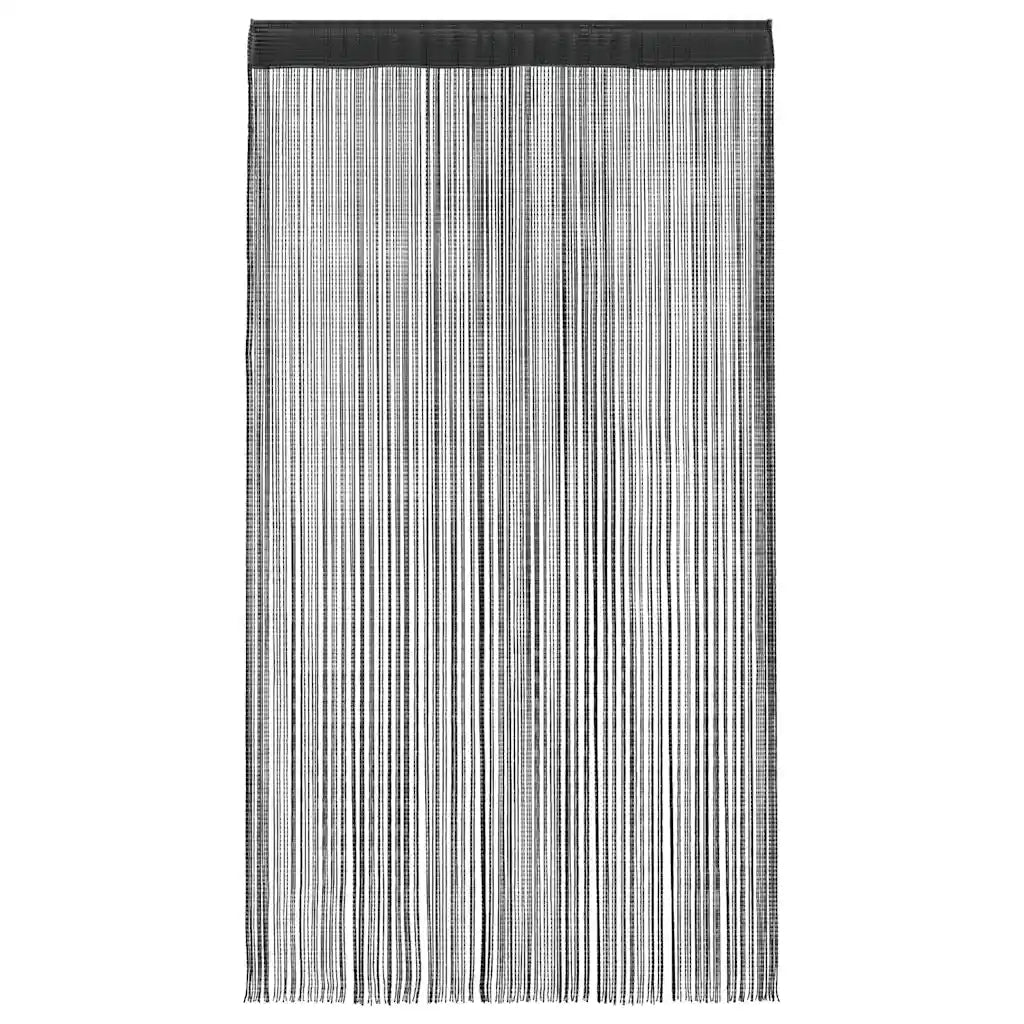 2 pz Tende a Fili 140x250 cm Nere