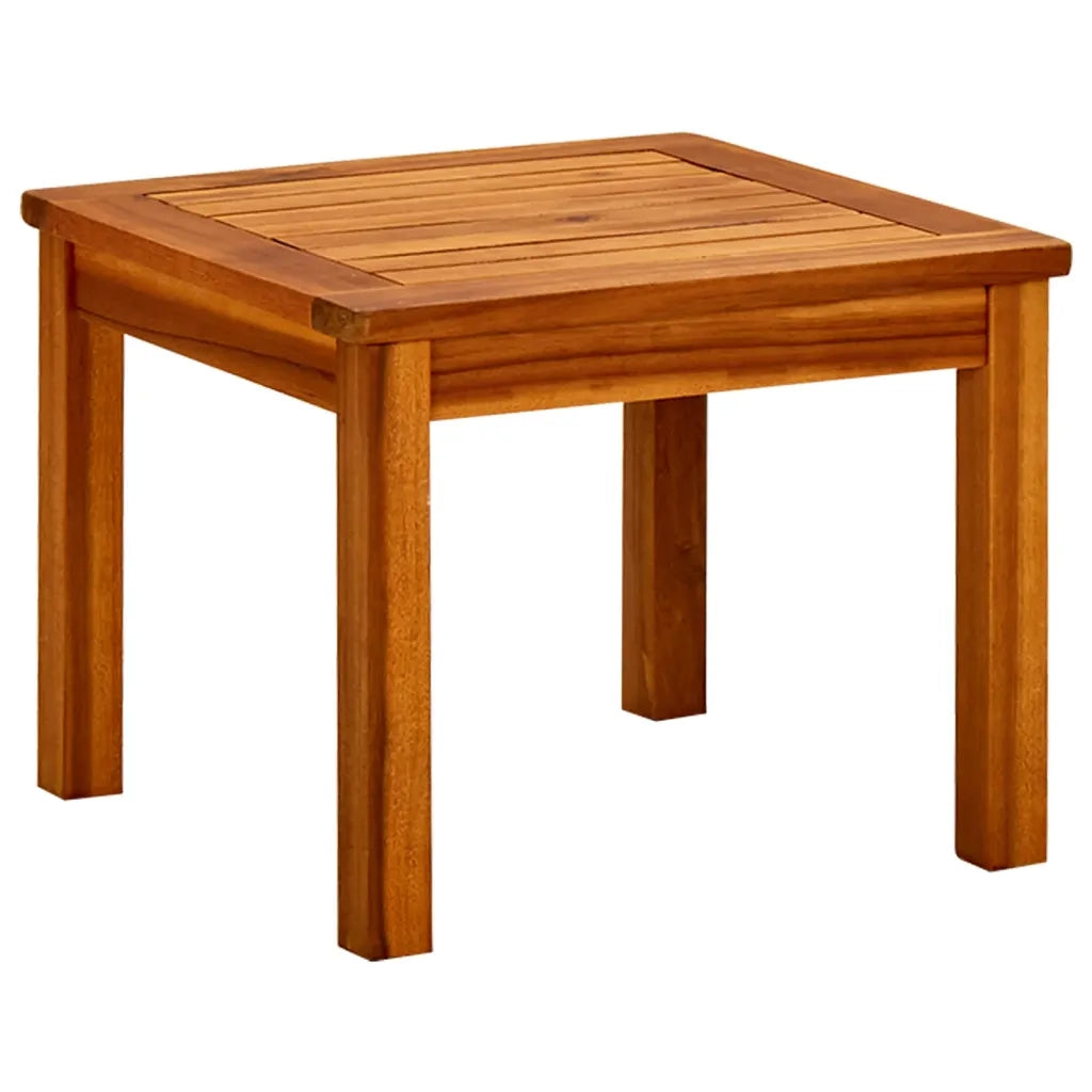 Tavolino da Giardino 45x45x36 cm in Legno Massello di Acacia 316394