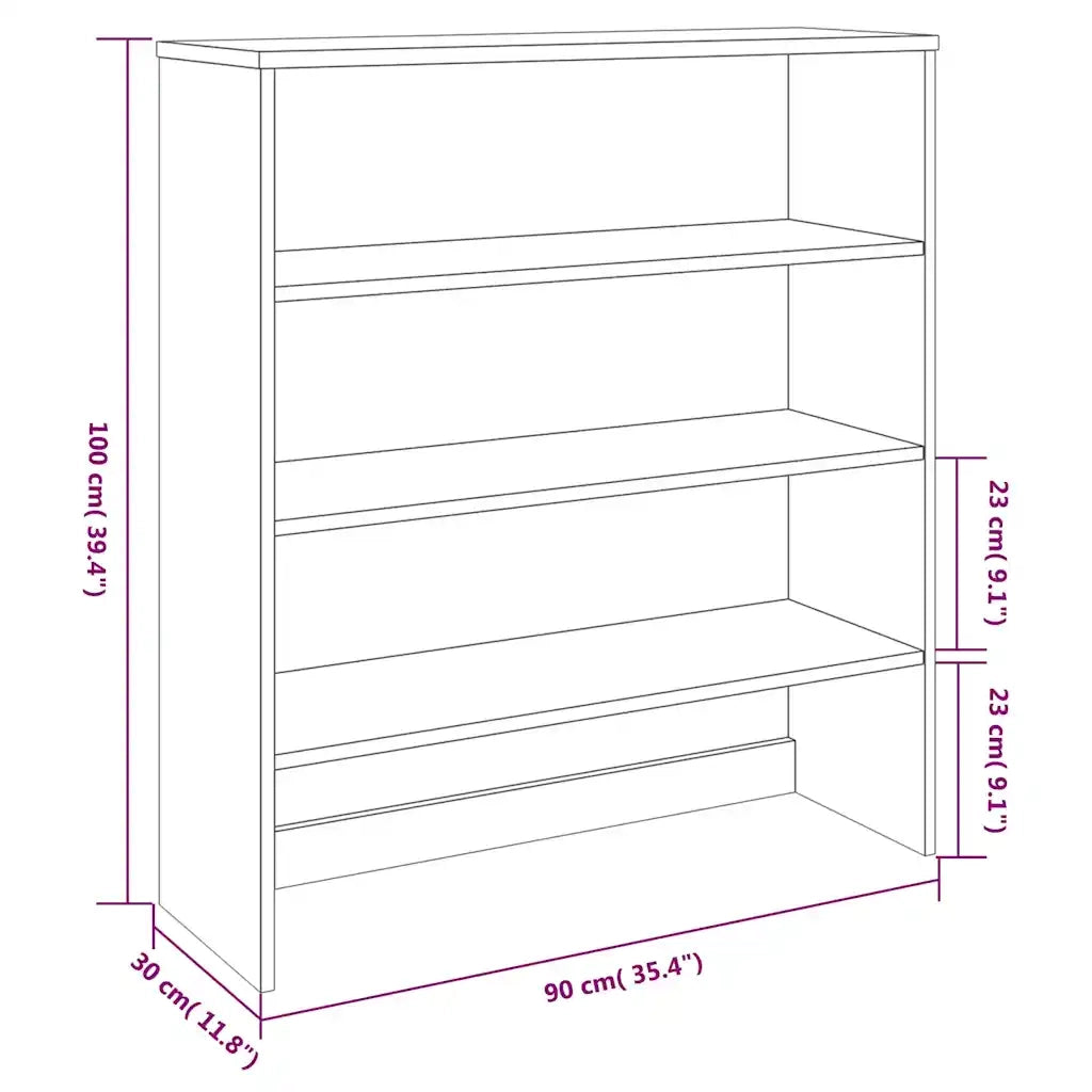 Piano Credenza | Madia | Buffet da pranzo | Armadio da pranzo HAMAR Grigio Scuro 90x30x100 cm Legno di Pino
