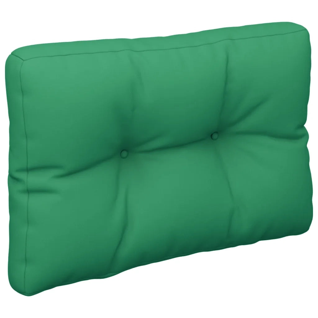Cuscino per Pallet Verde 60x40x12 cm in Tessuto 360562