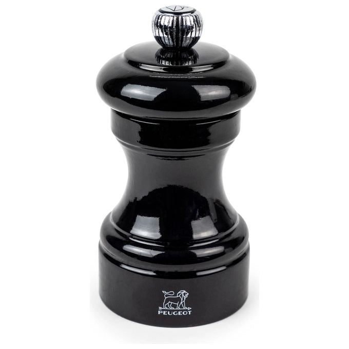 Peugeot 40826 Bistrorama Macinapepe in Legno di Faggio Laccato con Meccanismo U-Select Regolabile alla Base colore Nero