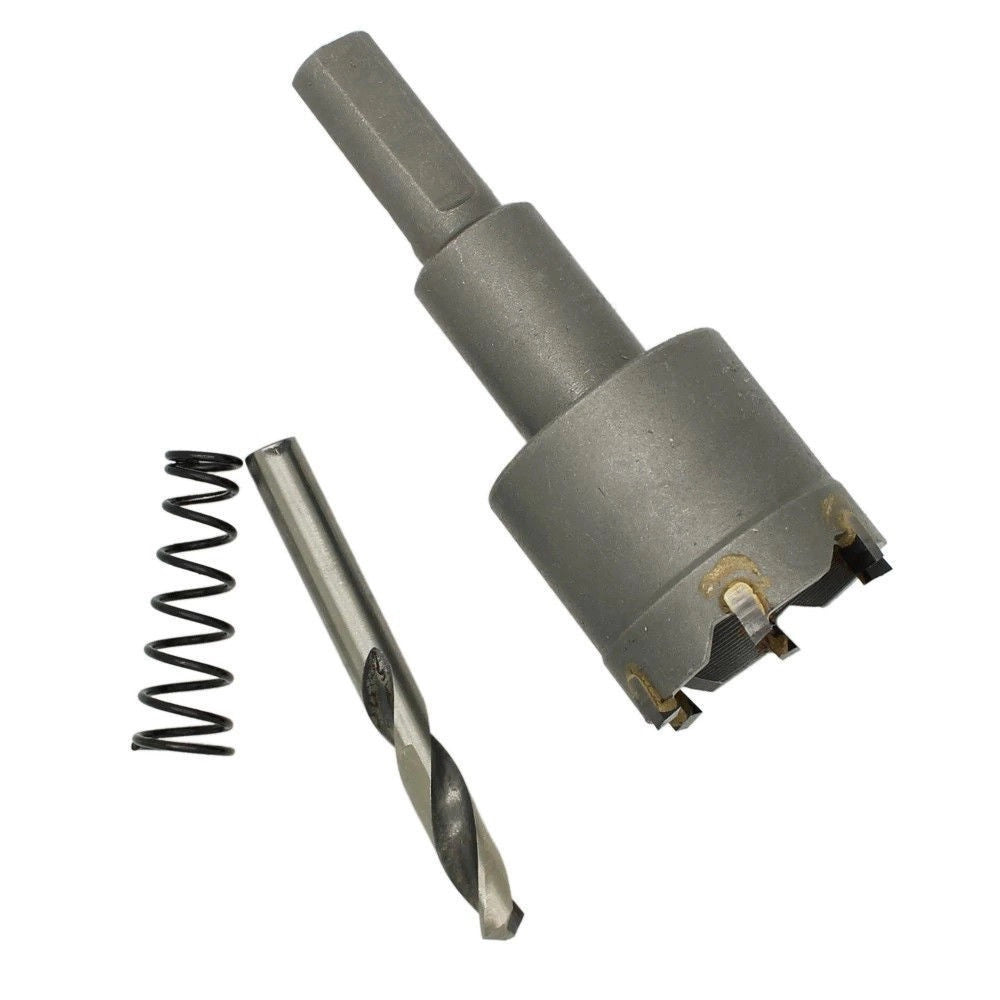 Trade Shop - Fresa A Tazza Con Punta Per Trapano Muro Metallo Legno Acciaio Da 20 A 80mm -       25 Mm