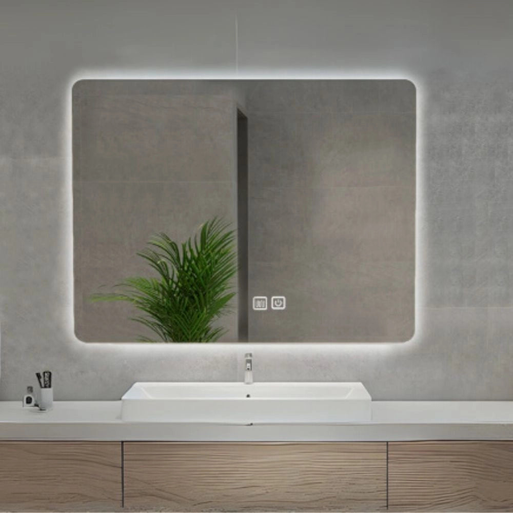 Specchio smart rettangolare YJ-70100A con retroilluminazione 100x70