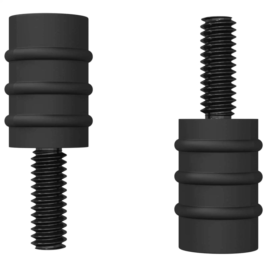 Vite di Standoff 12 pz Nero M4 Gomma e Acciaio CFW4251434