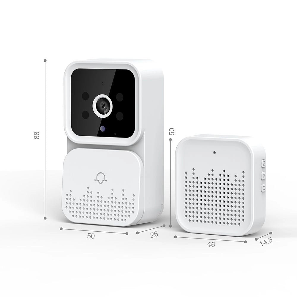 Trade Shop - Campanello Video Hd Visione Notturna Wireless Citofono Videocitofono Smart -