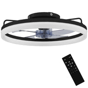 Ventilatore a Soffitto con Luce LED ¨C zephmum ¨C 40W DC Nero