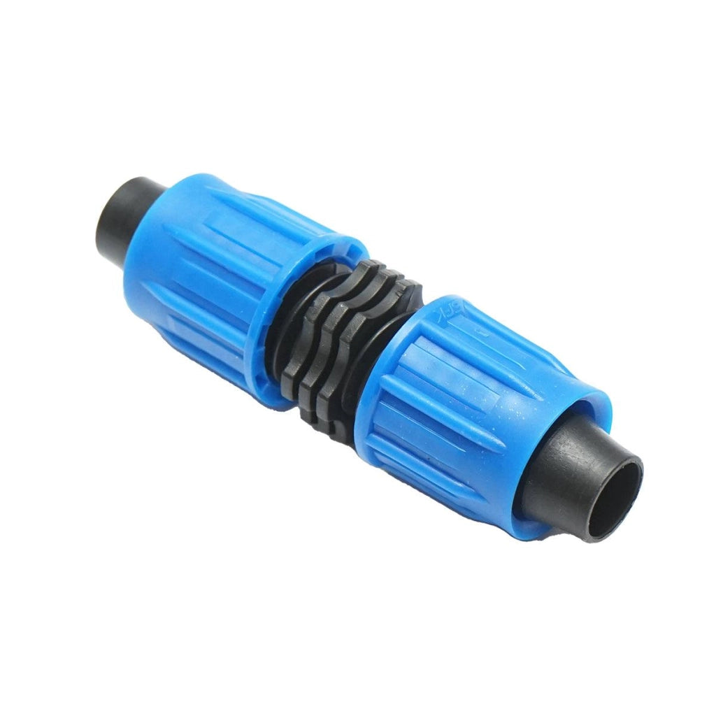 Raccordo/Manicotto/Connettore Tubo irrigazione 16 x 16 mm. Raccordo Ala Gocciolante 16 x 16 mm. Breckner Germany
