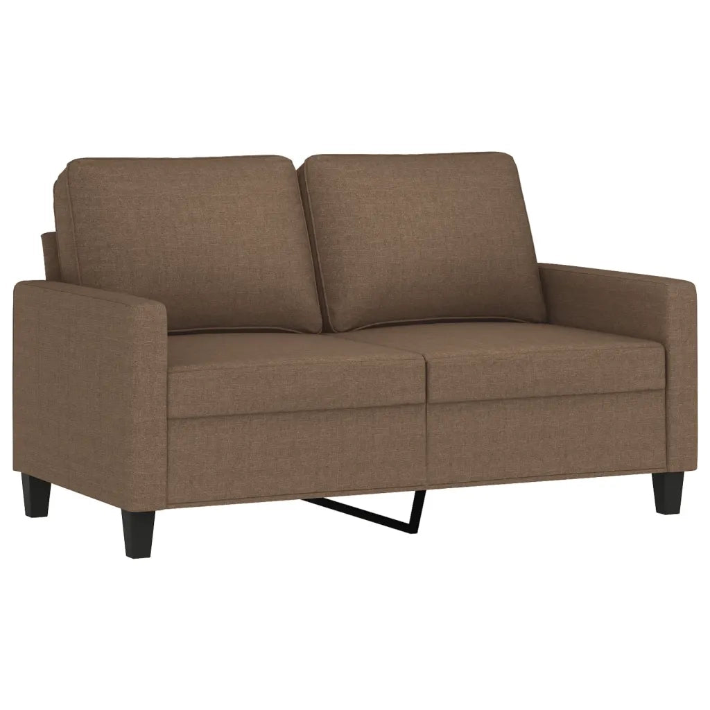Set di Divani 3 pz con Cuscini Marrone in Tessuto 3201455