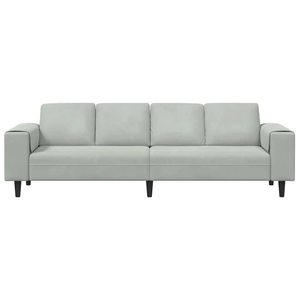 Divano per Soggiorno Grigio chiaro 250 x 77 x 76 cm 3335091
