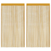 Tende a Filo 2 pz Oro 140x250 cm