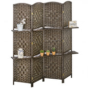 Libreria Divisorio con Ripiani ¨C Minimal ¨C Marrone 160x170 cm