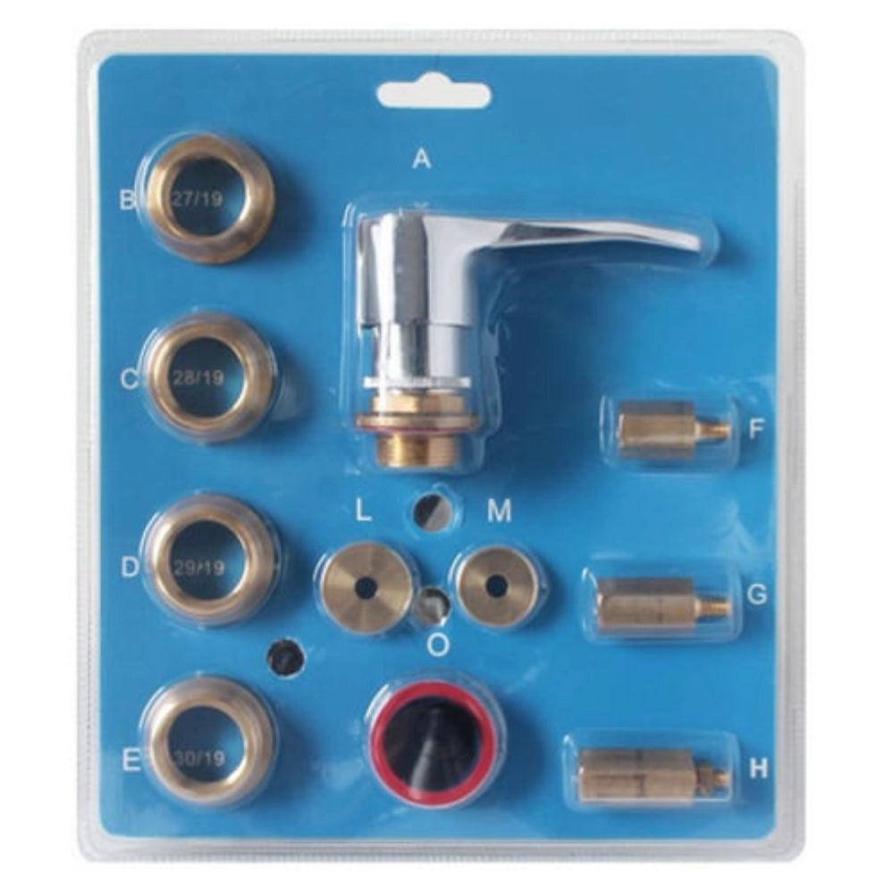 Kit ricambio vitone passo rapido per riparazione rubinetti