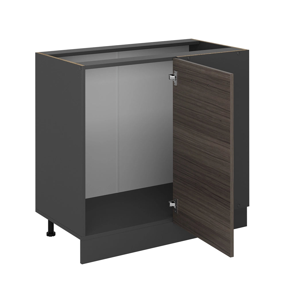Vicco Mobile ad angolo cucina Grigio nobile 86 cm , PL Antracite