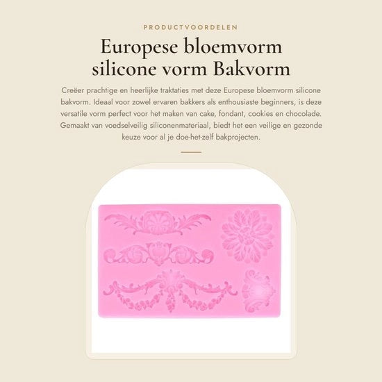 Forma per torte e dolci in silicone - Sicura per alimenti - Antiscotta - Riciclabile - Per torte, biscotti e cioccolato - Decorazione per cucina - Forma per torte e biscotti