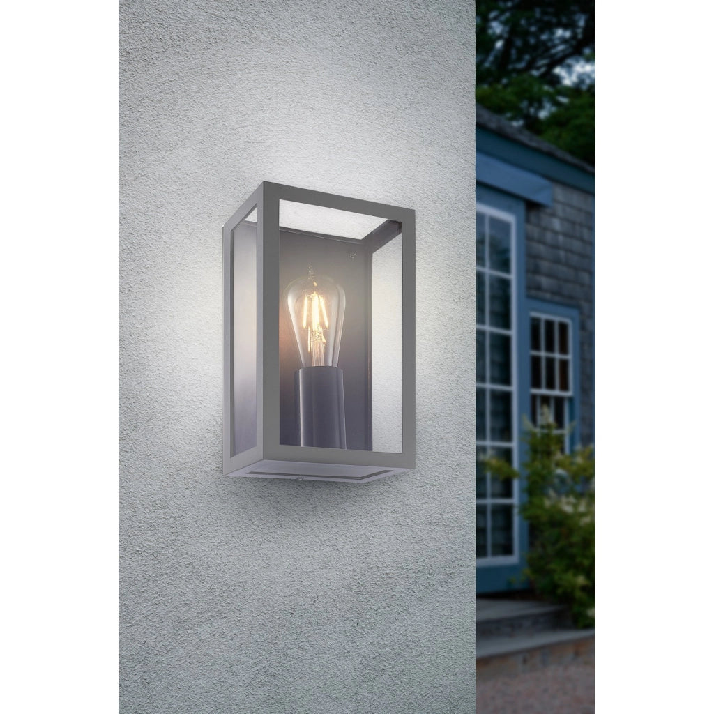 Lanterna da parete colore antracite mod. Leon