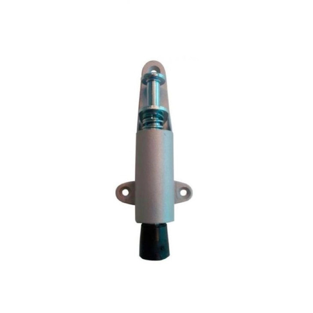 Fermaporta a pedale con gommino per porte e infissi ferma blocca interne balcone argento