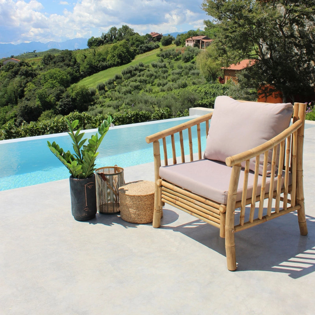Poltrona da giardino in bamboo - ONIX