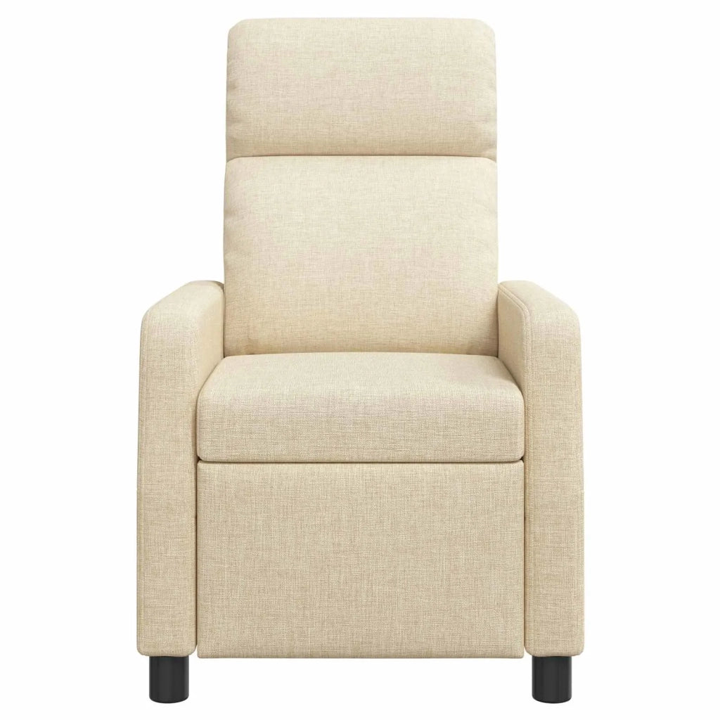 Poltrona Massaggiante Crema Tessuto 42035104