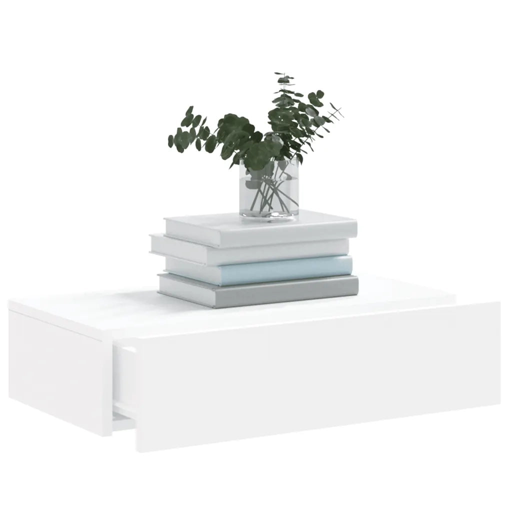 Mobile TV | Armadietto TV | Mobile Porta TV con Luci LED Bianco 60x35x15,5 cm