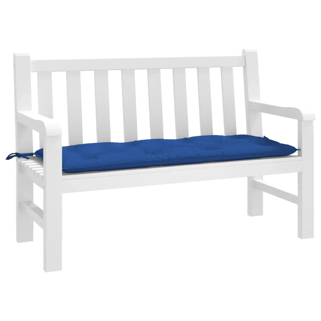 Cuscino per Panca-Cuscini per panchina Blu 120x50x7 cm in Tessuto Oxford