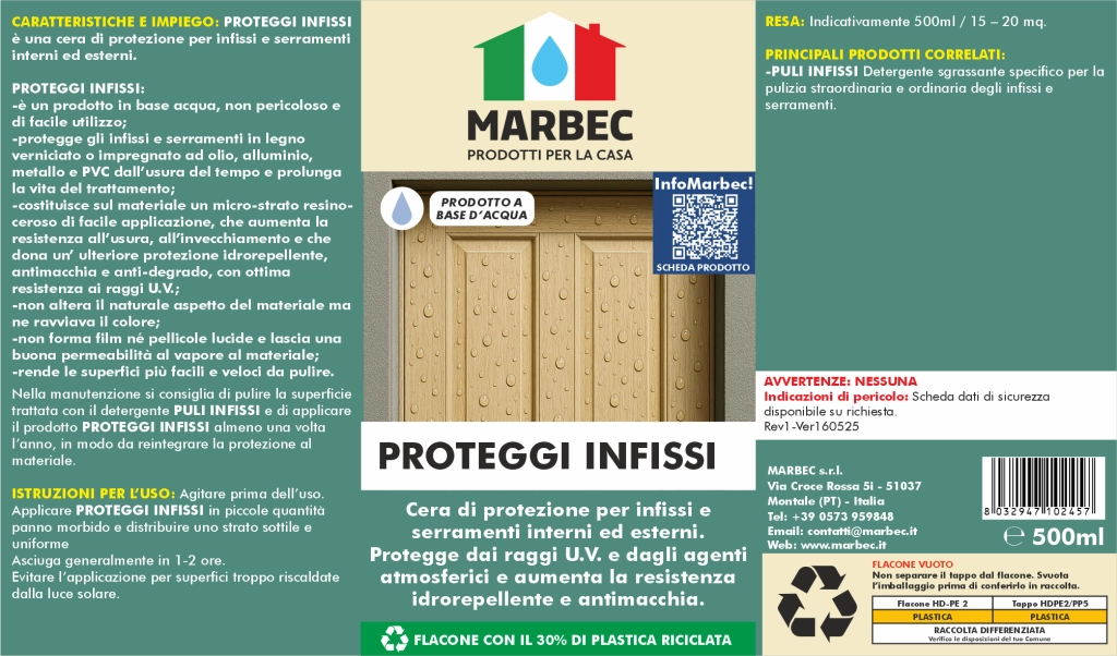 Proteggi infissi 500ML