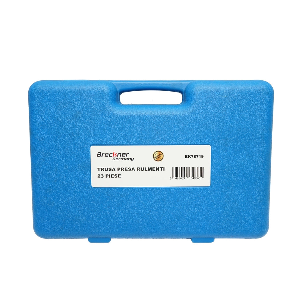Kit di presse per estrazione cuscinetti e boccole 23 pezzi Breckner Germany