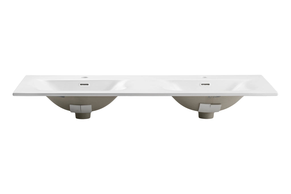Lavabo per mobile a due vasche 120 cm Lavabi per mobile 121 x 17 x 46 cm