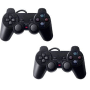 Trade Shop - Joystick Con Filo Compatibile Ps2 Playstation 2 Joypad Controller Kit 2 Pezzi -