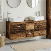 Set di Armadi da Bagno 3 pz Legno antico 49,5 x 41 x 63 cm 3405833