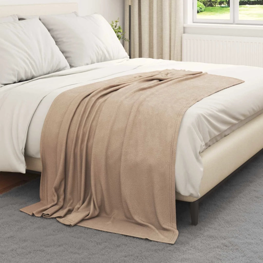 Coperta Cammello 170 x 130 cm Panno 42017009