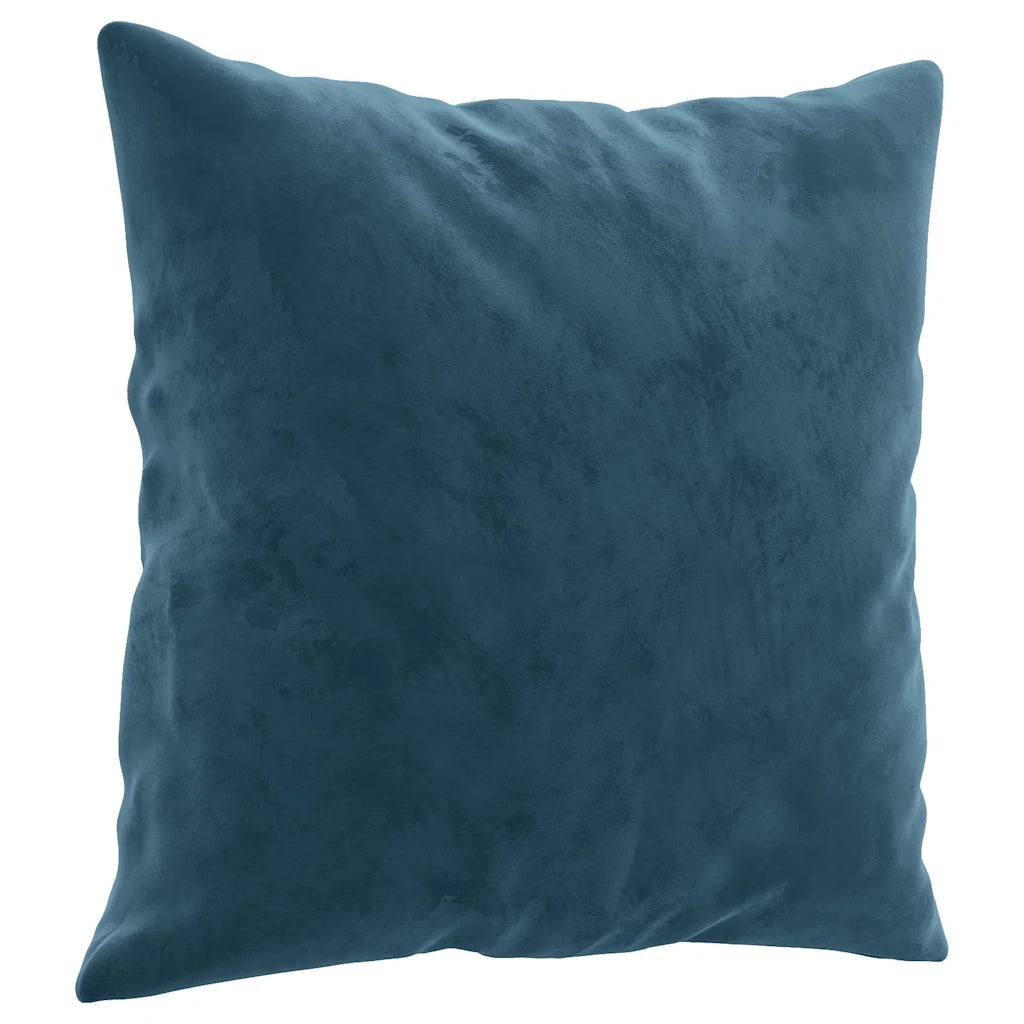 Divano a 3 Posti con Cuscini Blu 180 cm in Velluto 3200964