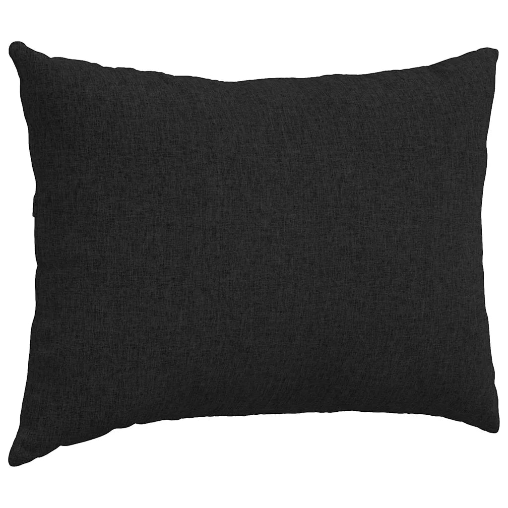 Cuscini da Divano 2 pcs Nero 70 x 50 cm Tessuto 42013741