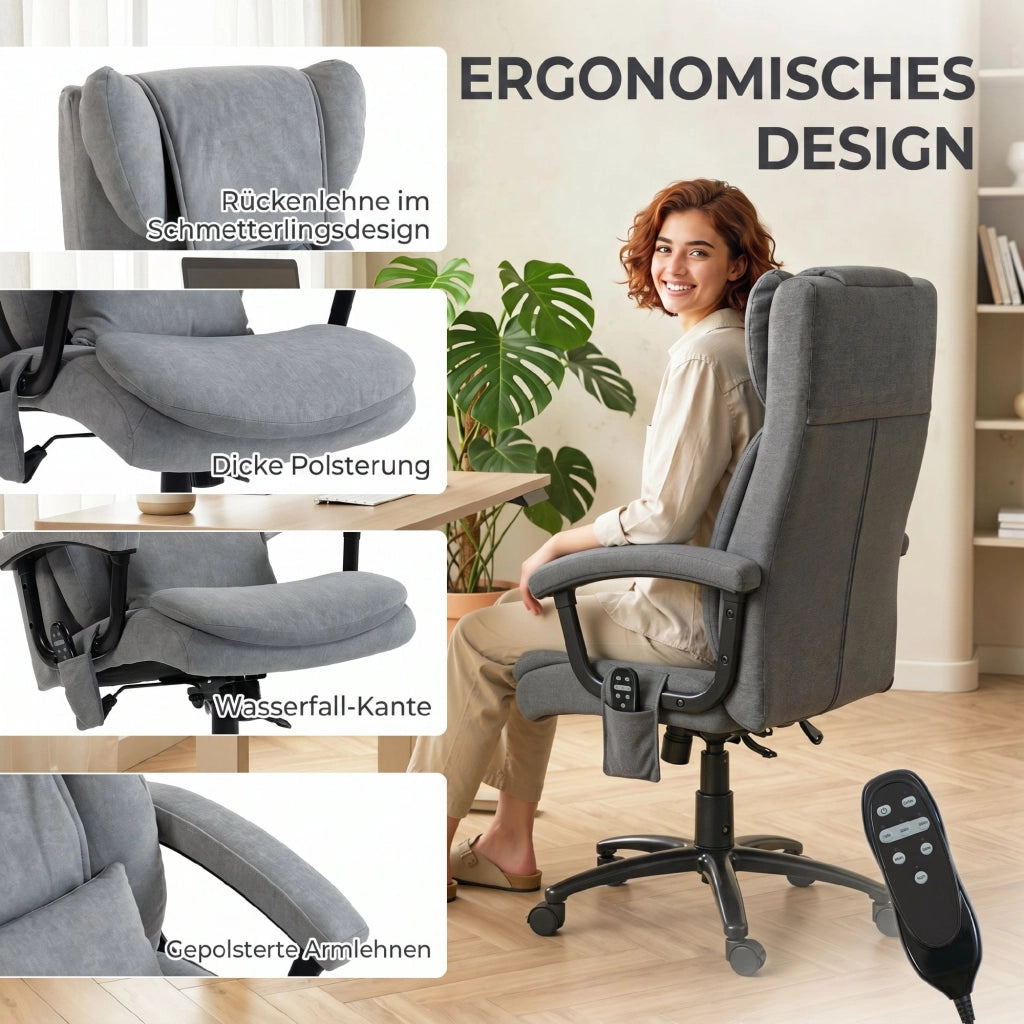 Sedia da ufficio massaggiante ergonomica ¨C Minimal ¨C Grigio