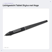 Stilo per Tablet di Alta Sensibilità - Peso Leggero - Progettazione Ergonomica - Due Tasti Personalizzabili - 8192 Punti di Contatto - Compatibile con Kamvas Pro - Penna per Disegno