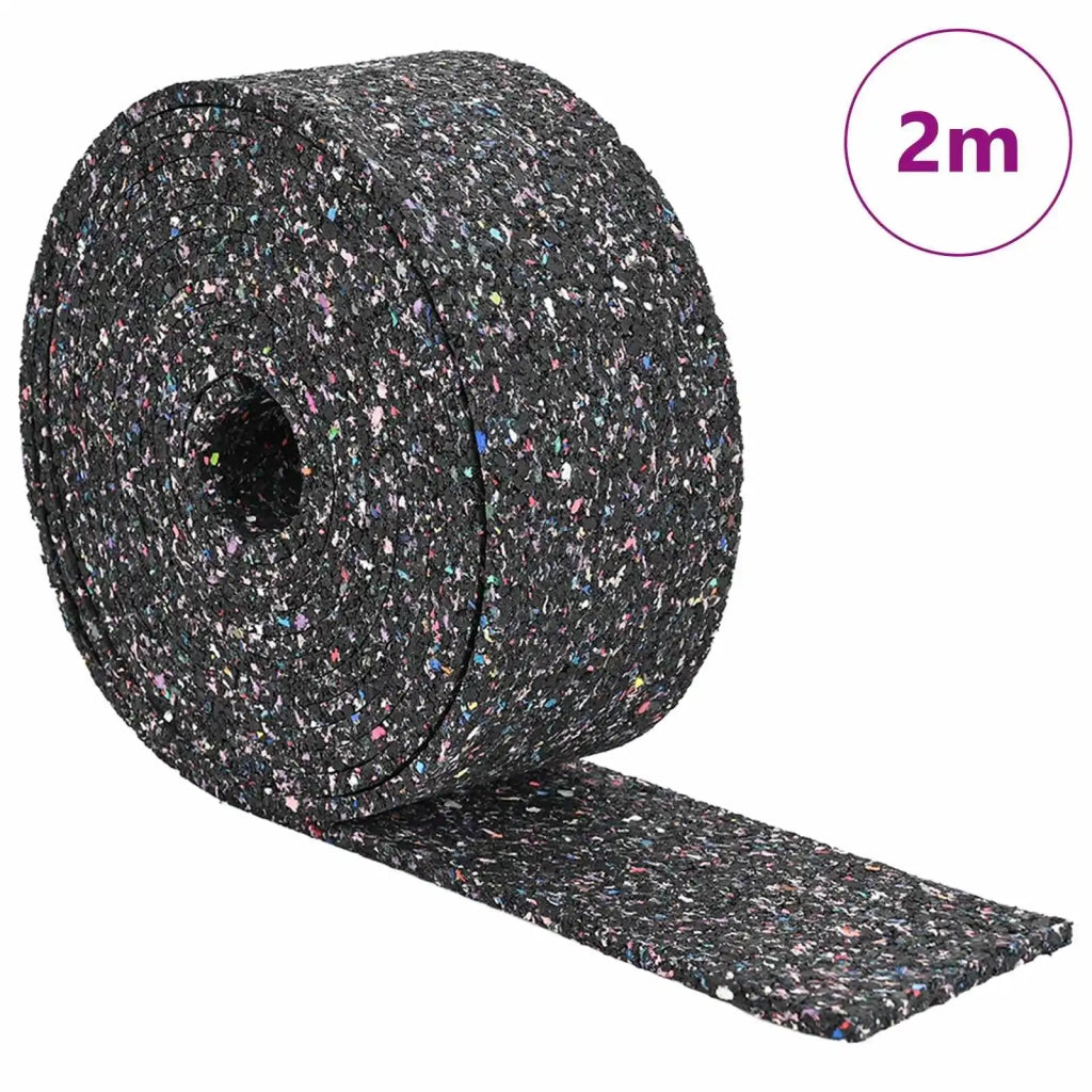 Rotolo di Granulato in Gomma Nero 200 x 8 x 0,6 cm Gomma 42027265
