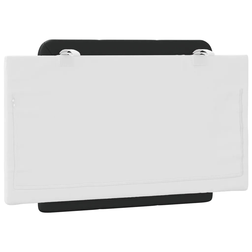 Cuscino Testiera Zadar Nero e Bianco 90 cm in Similpelle 374842