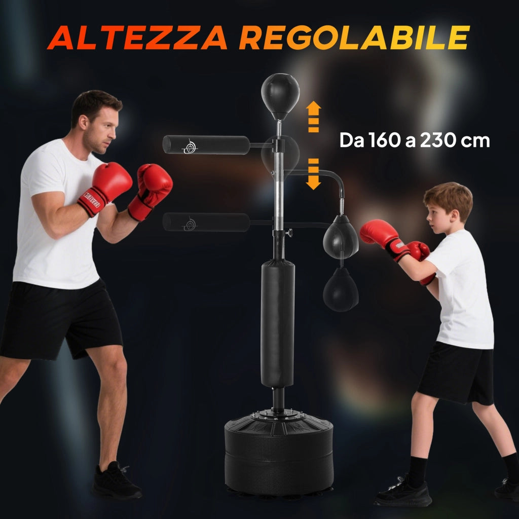 Sacco Boxe da Terra 4 in 1 ¨C Minimal ¨C Nero