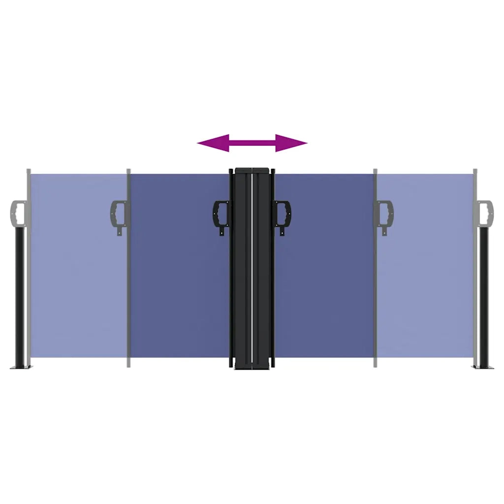 Tenda da Sole Laterale Retrattile Blu 100x600 cm 4004581