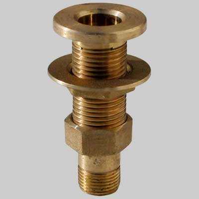 RACCORDO CON CODOLO PER CASSONE IN OTTONE  1/2     MADE IN ITALY
